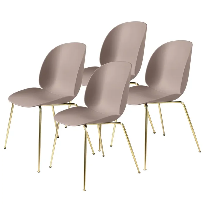 4 Sillas Beetle patas latón | GUBI | Tienda online Miglior Prezzo