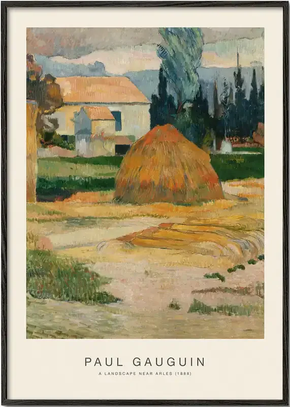 A Landscape Near Arles (Special Edition) – Paul Gauguin – Poster / 8 » x 12 » in / No