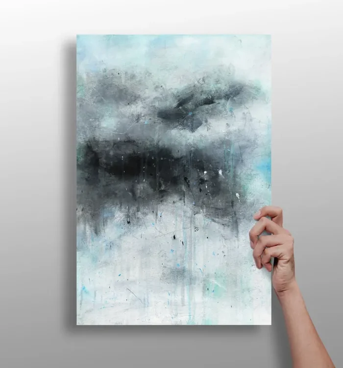 Abstract Aluminum Print – 16×11 inches