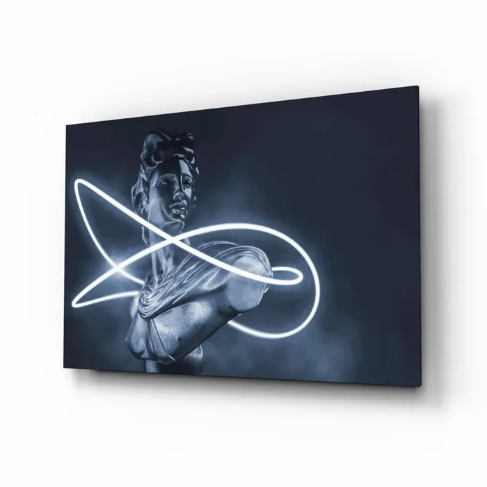 Abstract Art Glass Wall Art – 28.5 » x 18 «