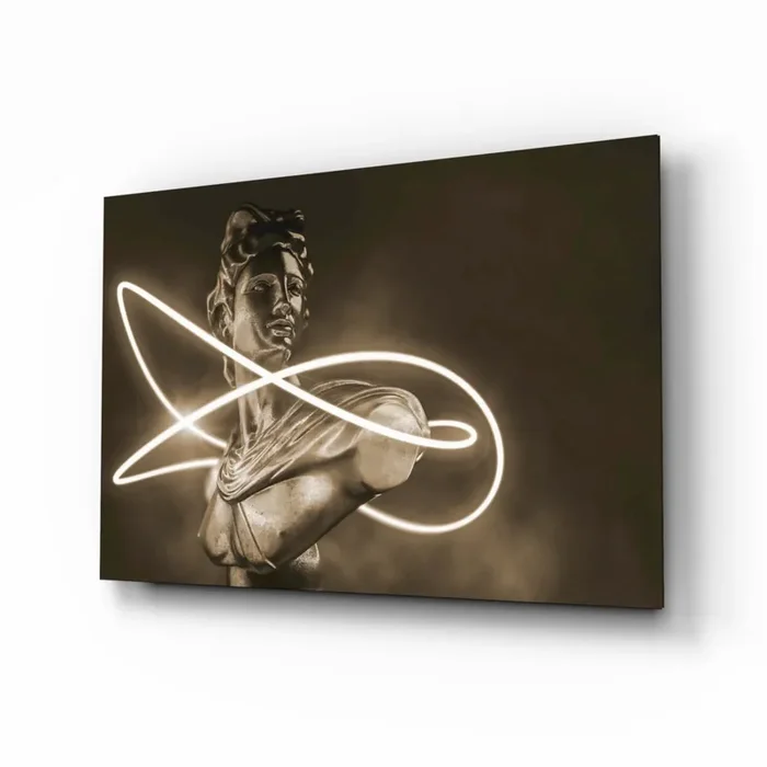 Abstract Art Glass Wall Art – 28.5 » x 18 «
