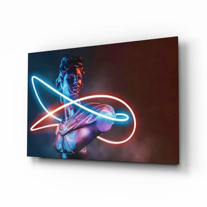 Abstract Art Glass Wall Art – 28.5 » x 18 «