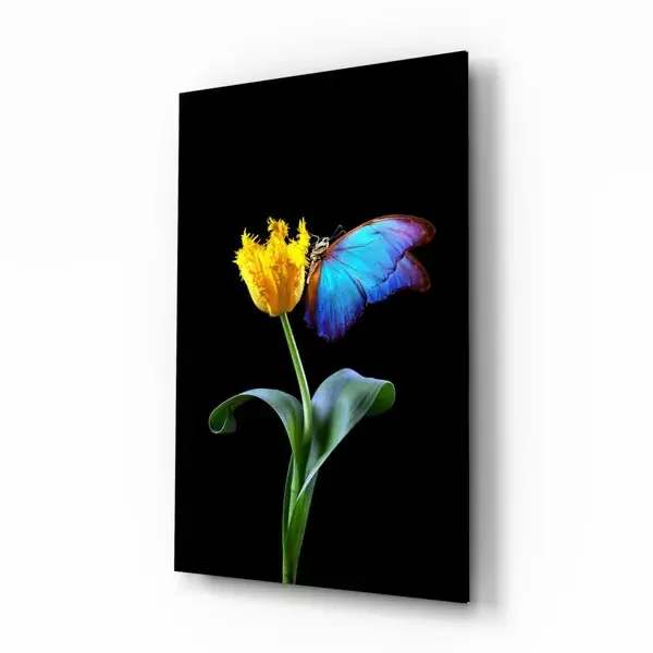 Abstract Art Glass Wall Art – 72×46 cm