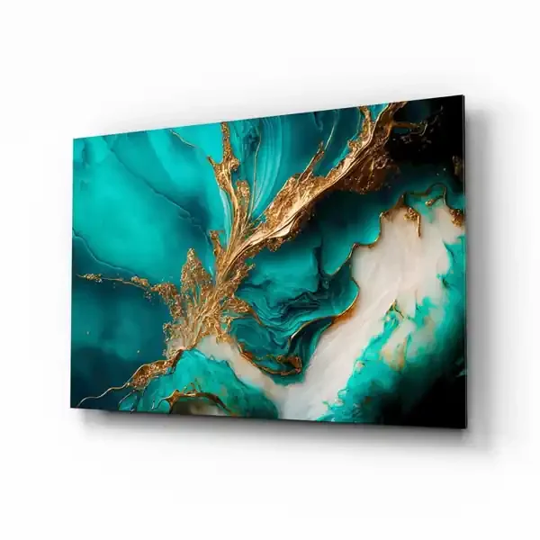 Abstract Art Glass Wall Art – 72×46 cm