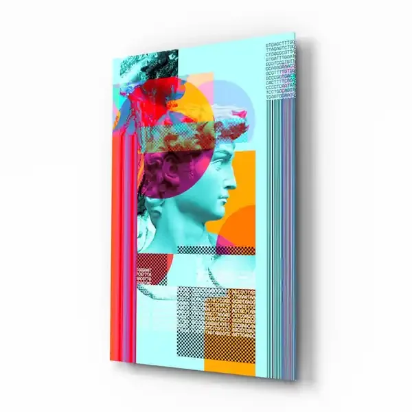 Abstract Art Glass Wall Art – 72×46 cm