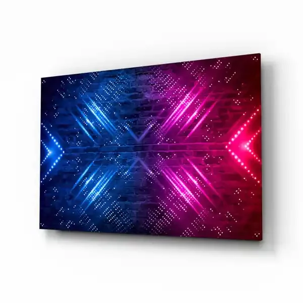 Abstract Art Glass Wall Art – 72×46 cm
