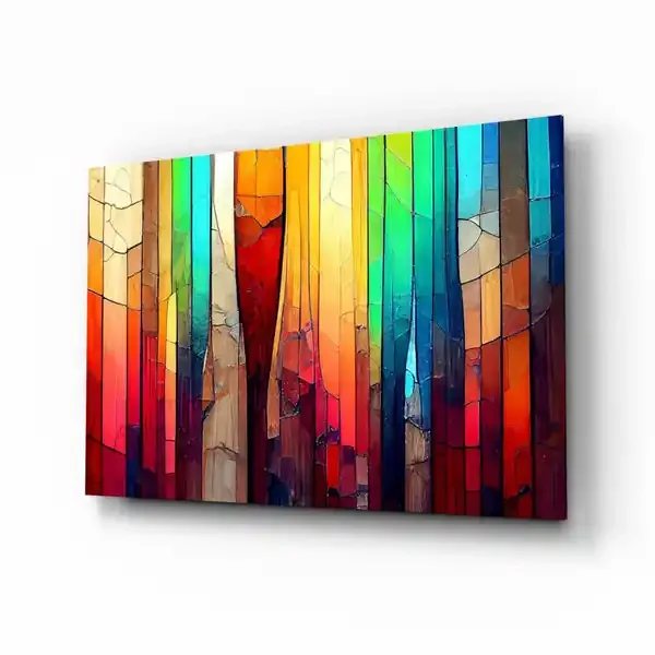 Abstract Art Glass Wall Art – 72×46 cm