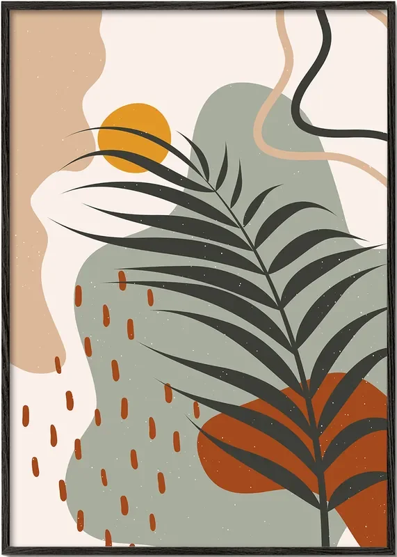 Abstract Botany – Poster / 8 » x 12 » in / No