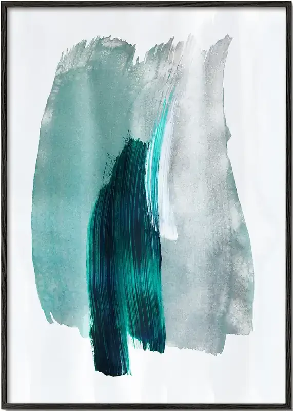 Abstract Brush Strokes 19 – Poster / 8 » x 12 » in / No