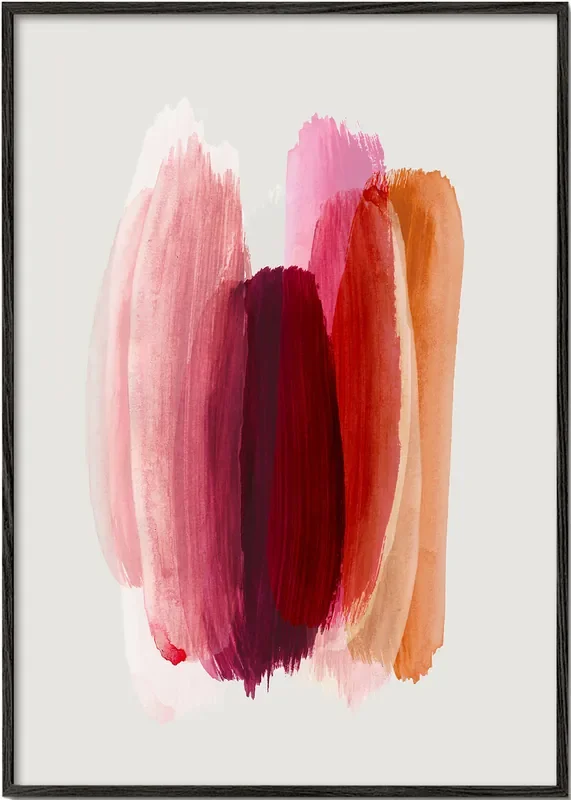 Abstract Brush Strokes 32X – Poster / 8 » x 12 » in / No