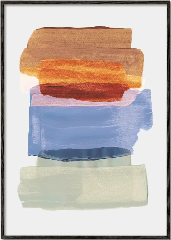 Abstract Brush Strokes 49 – Poster / 8 » x 12 » in / No