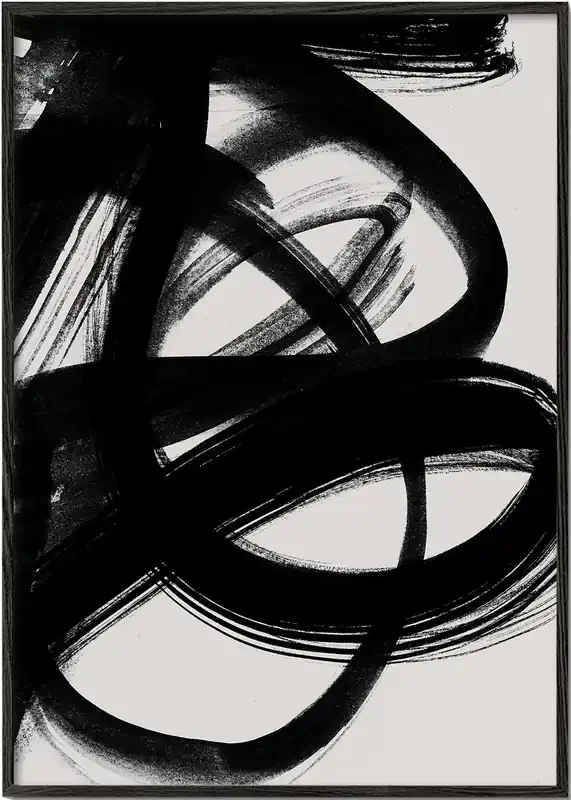 Abstract Brush Strokes 5 – Poster / 8 » x 12 » in / No