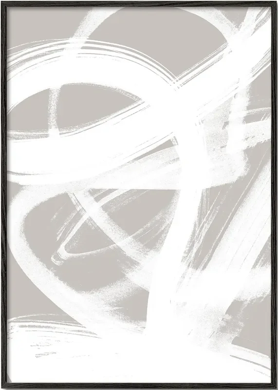 Abstract Brush Strokes 6 – Poster / 8 » x 12 » in / No