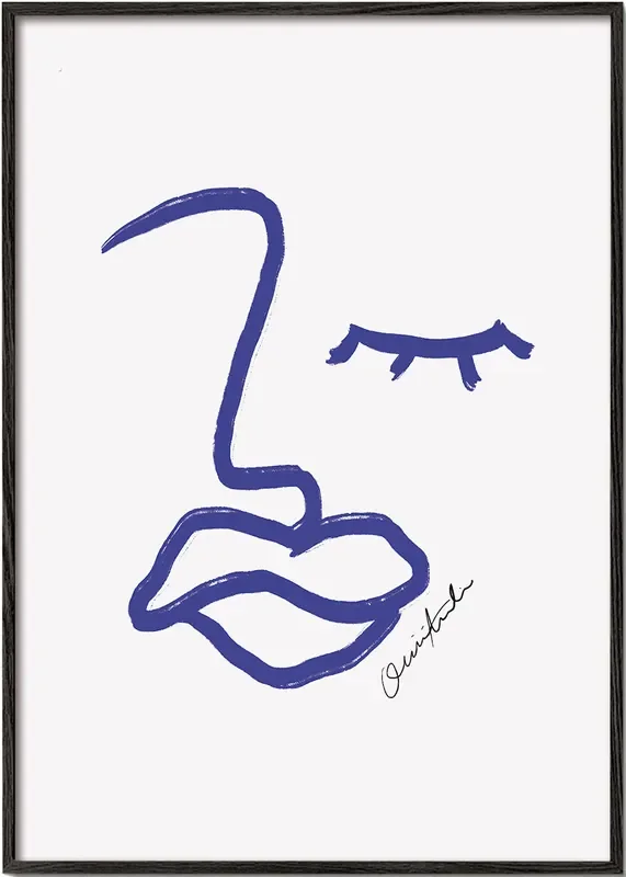 Abstract Face – Athene Fritsch – Poster / 8 » x 12 » in / No