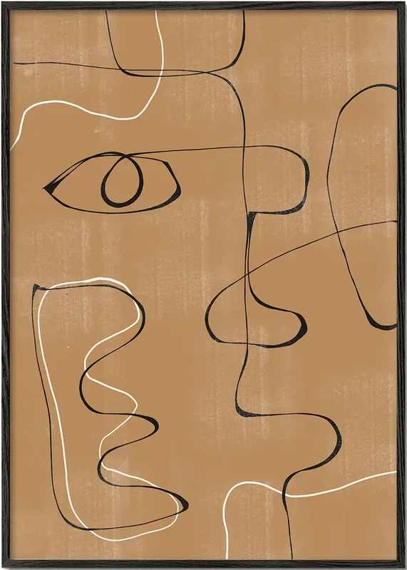 Abstract Face No3. – THE MIUUS STUDIO – Poster / 8 » x 12 » in / No