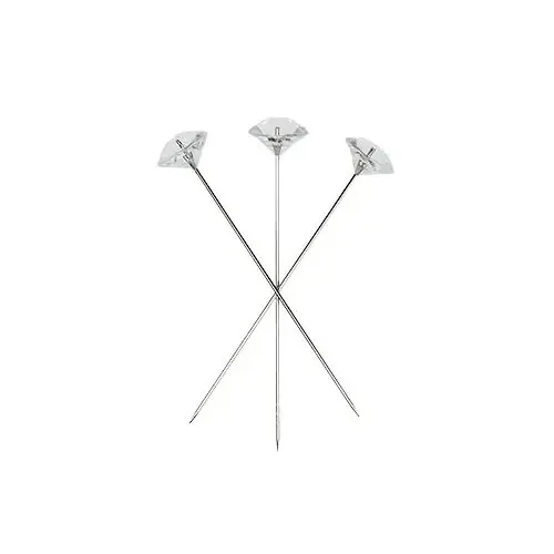 Agujas diamantadas Ø6mm trans transparentes 85 piezas