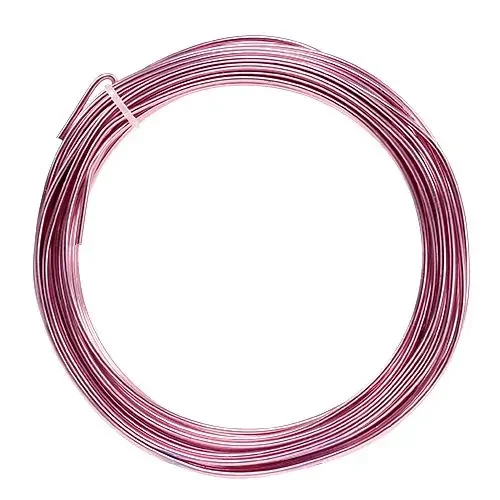 Alambre de aluminio 2mm 100g rosa