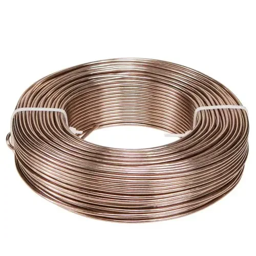 Alambre de aluminio Ø2mm alambre de aluminio alambre para manualidades marrón claro 500g 60m