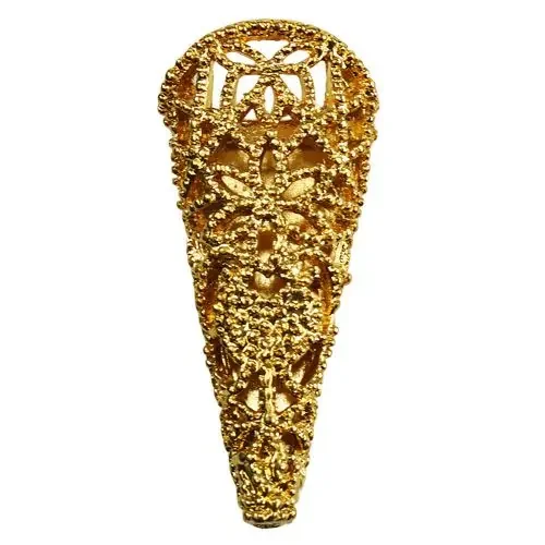 Alfiler de boda con imán dorado 4,5cm