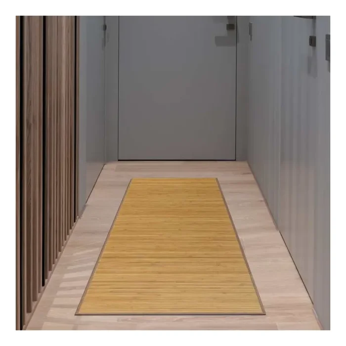 Alfombra bambú pasillo
