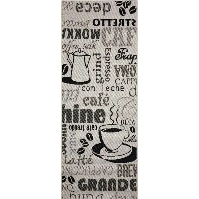 Alfombra cocina polipropileno Coffee 80×200