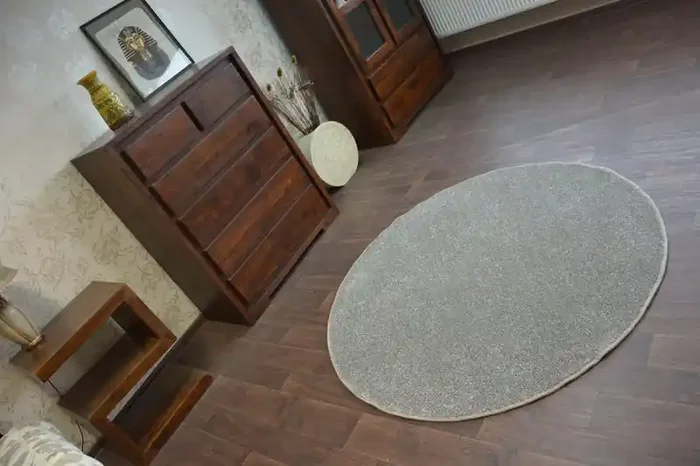 Alfombra UTOPIA círculo gris pardo