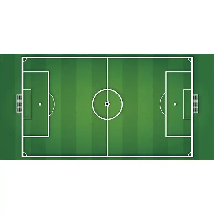 Alfombra Vinílica Infantil Campo de Futbol