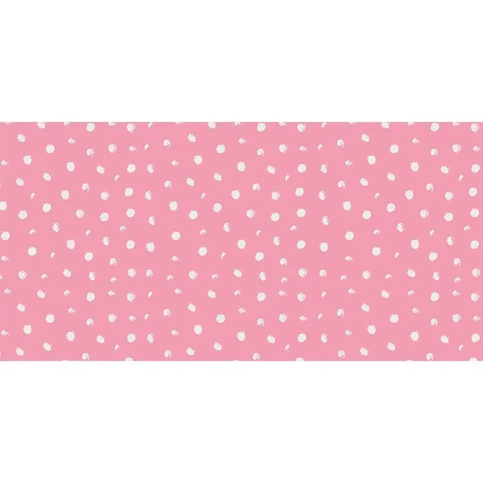 Alfombra Vinílica Infantil Polka Dots Pink
