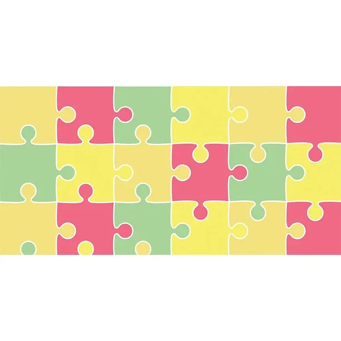 Alfombra Vinílica Infantil Puzzle