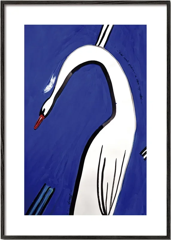 And Swan dropped the feather and everything became clear – Julija Belickienė – Poster / 8 » x 12 » in / No