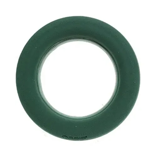 Anillo de espuma floral verde Ø30cm 4 piezas