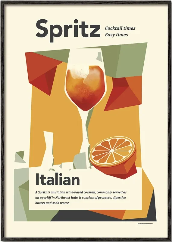 Aperol spritz print – Dionisis Gemos – Poster / 8 » x 12 » in / No
