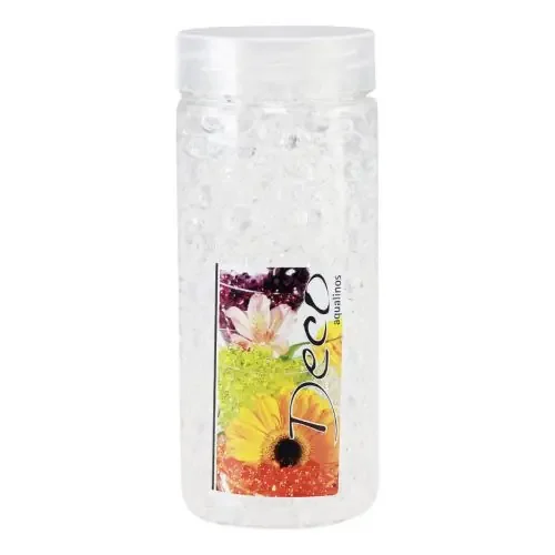 Aqualinos Aqua Pearls Perlas de Agua Decorativas para Plantas Transparente 8-12mm 500ml