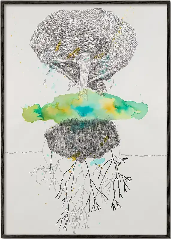 Arrels i ales – Rubén Afonso – Poster / 8 » x 12 » in / No