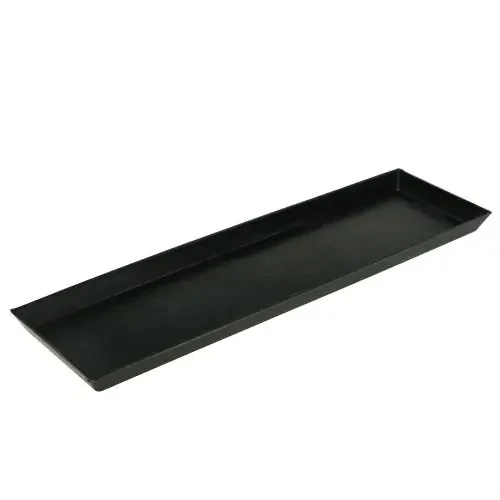 Bandeja decorativa antracita 43cm x 12cm
