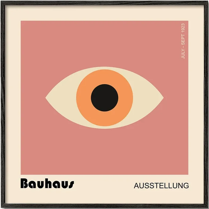 Bauhaus eye II – Poster / 20 » x 20 » in / No