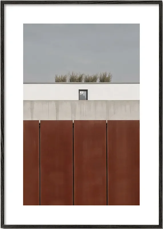 behind the wall – Klaus Lenzen – Poster / 8 » x 12 » in / No