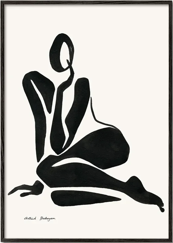 Black figure 6 – Poster / 8 » x 12 » in / No