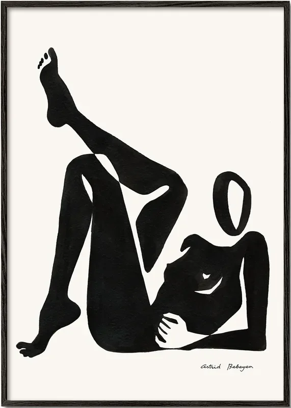 Black figure 8 – Poster / 8 » x 12 » in / No