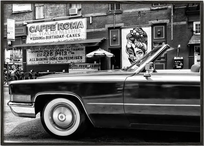 Black Manhattan – Classic Car – Poster / 8 » x 12 » in / No