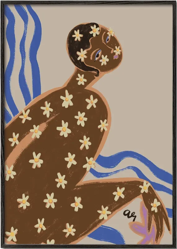 Blooming Daisy – Arty Guava – Poster / 8 » x 12 » in / No