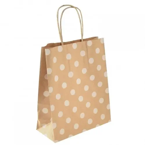 Bolsas de regalo bolsas de papel lunares 18×22cm 50uds