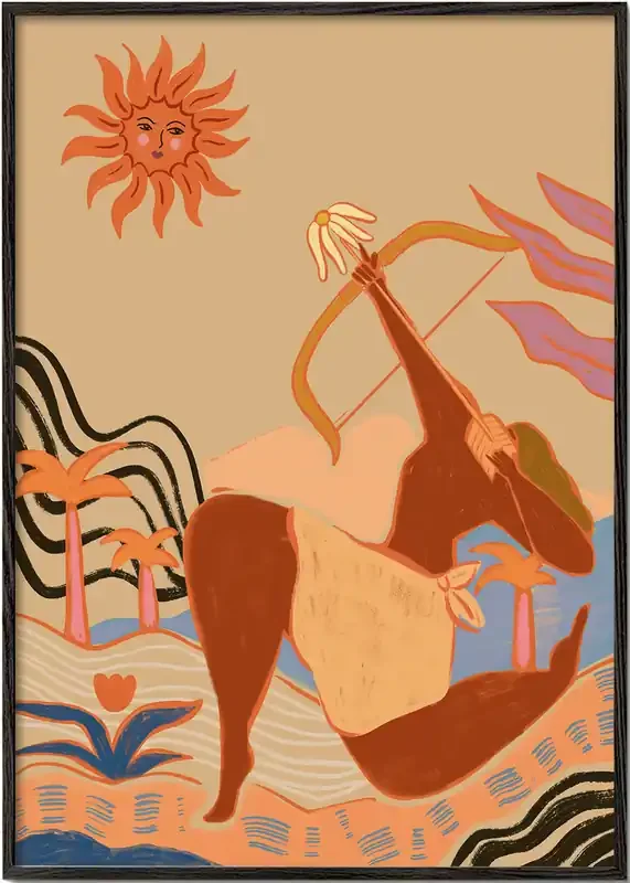 Bow And Arrow – Arty Guava – Poster / 8 » x 12 » in / No