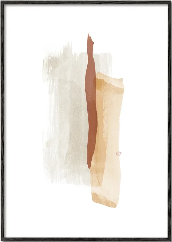 Brush strokes N 5 Warm colors – Poster / 8 » x 12 » in / No