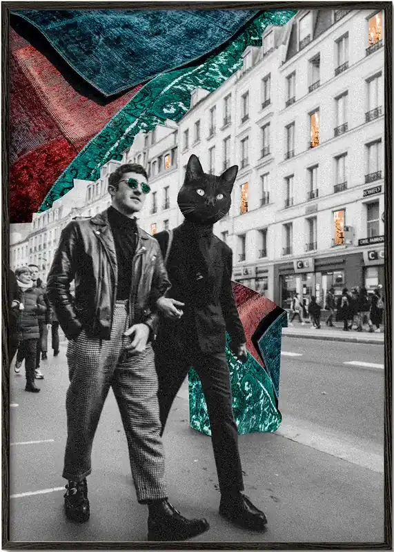 Cat – Ekaterina Lukovnikova – Poster / 8 » x 12 » in / No