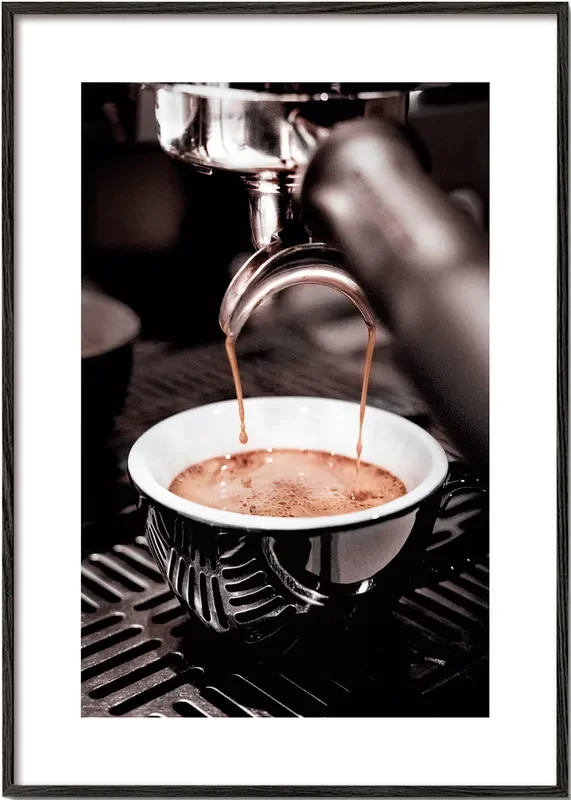 Coffee V – Poster / 8 » x 12 » in / No
