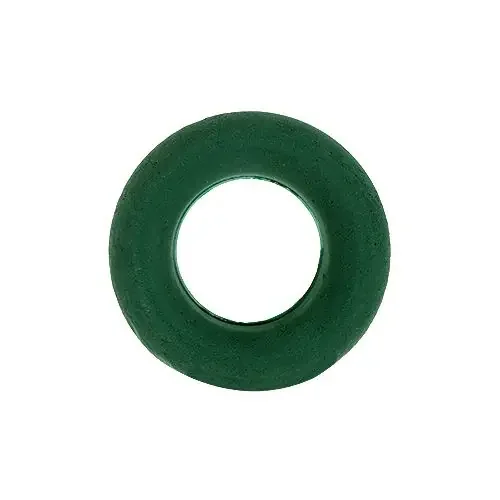 Corona de anillos de espuma floral verde H2,5cm Ø17cm 6 piezas