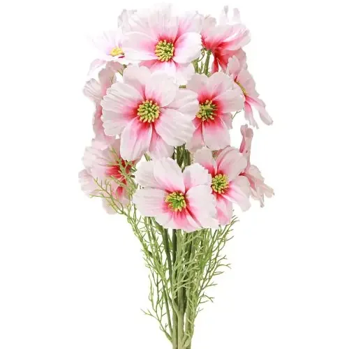 Cosmea artificial rosa 77cm 3uds