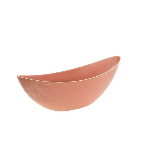 Cuenco de plástico naranja claro 39 cm x 13 cm H13 cm