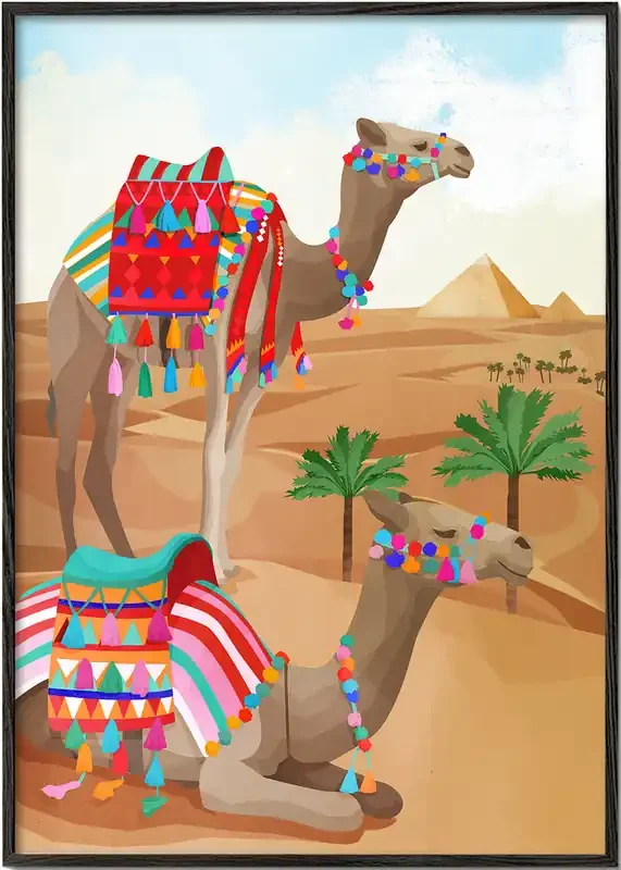 Desert adventure – Poster / 8 » x 12 » in / No